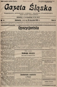 Gazeta Śląska : czasopismo poświęcone sprawom narodowo-chrześcijańskim na Kresach Zachodnich. 1929, nr 6