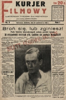 Kurjer Filmowy : ilustrowany tygodnik dla wszystkich. 1929, nr 3