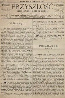 Przyszłość : organ poświęcony młodzieży polskiej. 1883, nr 20