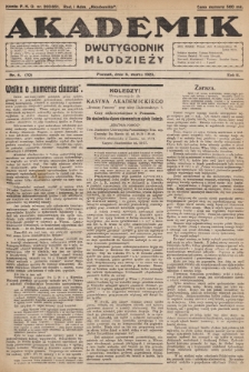 Akademik : dwutygodnik młodzieży. R. 2. 1923, nr 4