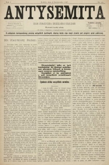 Antysemita : organ Stowarzyszenia Chrześcijańsko-Społecznego. 1897, nr 12