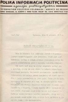 Polska Informacja Polityczna : agencja publicystyczna = Information Politique Polonaise : agence de presse. 1937, nr 2 (41)
