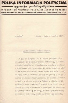 Polska Informacja Polityczna : agencja publicystyczna = Information Politique Polonaise : agence de presse. 1937, nr 29 (68)