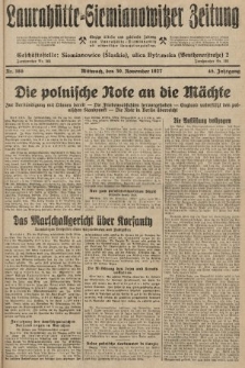 Laurahütte-Siemianowitzer Zeitung : enzige älteste und gelesenste Zeitung von Laurahütte-Siemianowitz mit wöchentlicher Unterhaitungsbeilage. 1927, nr 186