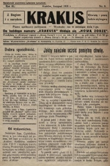Krakus: pismo niezależne, społeczno-polityczne. 1928, nr 9