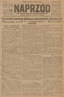 Naprzód : organ centralny polskiej partyi socyalno-demokratycznej. 1918, nr 4