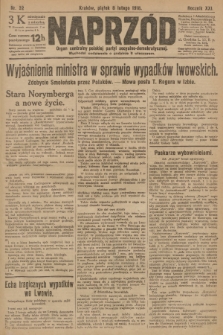 Naprzód : organ centralny polskiej partyi socyalno-demokratycznej. 1918, nr 32