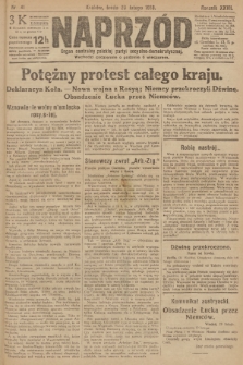 Naprzód : organ centralny polskiej partyi socyalno-demokratycznej. 1918, nr 41