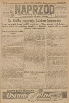 Naprzód : organ centralny polskiej partyi socyalno-demokratycznej. 1918, nr 42