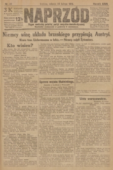 Naprzód : organ centralny polskiej partyi socyalno-demokratycznej. 1918, nr 46