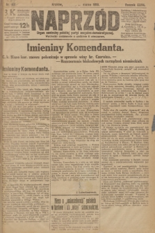 Naprzód : organ centralny polskiej partyi socyalno-demokratycznej. 1918, nr 64