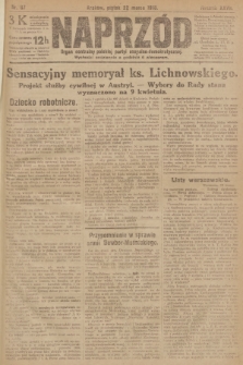 Naprzód : organ centralny polskiej partyi socyalno-demokratycznej. 1918, nr 67