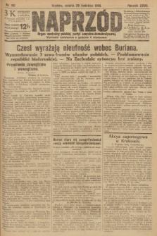 Naprzód : organ centralny polskiej partyi socyalno-demokratycznej. 1918, nr 90
