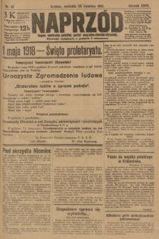 Naprzód : organ centralny polskiej partyi socyalno-demokratycznej. 1918, nr 97
