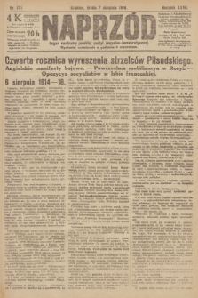 Naprzód : organ centralny polskiej partyi socyalno-demokratycznej. 1918, nr 171
