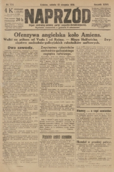 Naprzód : organ centralny polskiej partyi socyalno-demokratycznej. 1918, nr 174