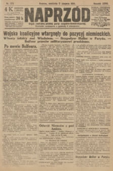 Naprzód : organ centralny polskiej partyi socyalno-demokratycznej. 1918, nr 175