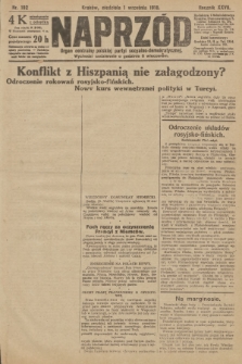 Naprzód : organ centralny polskiej partyi socyalno-demokratycznej. 1918, nr 192
