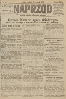 Naprzód : organ centralny polskiej partyi socyalno-demokratycznej. 1918, nr 210