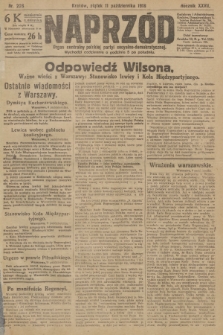 Naprzód : organ centralny polskiej partyi socyalno-demokratycznej. 1918, nr 226