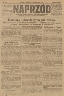 Naprzód : organ centralny polskiej partyi socyalno-demokratycznej. 1918, nr 243