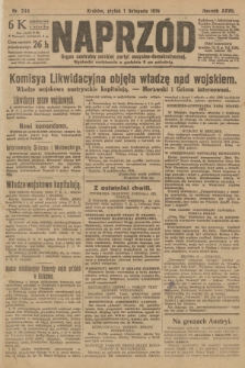 Naprzód : organ centralny polskiej partyi socyalno-demokratycznej. 1918, nr 244