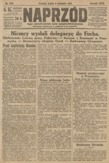 Naprzód : organ centralny polskiej partyi socyalno-demokratycznej. 1918, nr 249