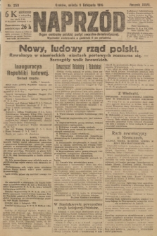 Naprzód : organ centralny polskiej partyi socyalno-demokratycznej. 1918, nr 250