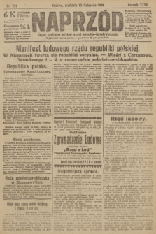 Naprzód : organ centralny polskiej partyi socyalno-demokratycznej. 1918, nr 251