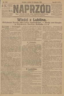 Naprzód : organ centralny polskiej partyi socyalno-demokratycznej. 1918, nr 255