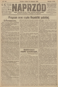 Naprzód : organ centralny polskiej partyi socyalno-demokratycznej. 1918, nr 261