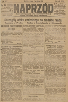 Naprzód : organ centralny polskiej partyi socyalno-demokratycznej. 1918, nr 271