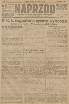 Naprzód : organ centralny polskiej partyi socyalno-demokratycznej. 1918, nr 273