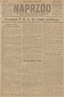 Naprzód : organ centralny polskiej partyi socyalno-demokratycznej. 1918, nr 274