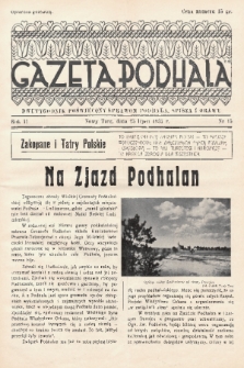 Gazeta Podhala : dwutygodnik poświęcony sprawom Podhala, Spisza i Orawy. 1937, nr 15