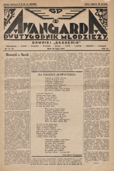 Awangarda : dwutygodnik młodzieży. 1927, nr 8-10