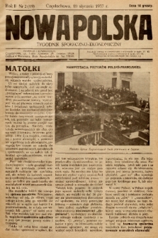 Nowa Polska : tygodnik społeczno-ekonomiczny. 1937, nr 2