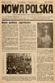 Nowa Polska : tygodnik społeczno-ekonomiczny. 1937, nr 45