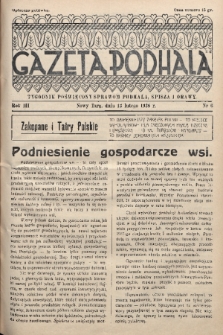 Gazeta Podhala : tygodnik poświęcony sprawom Podhala, Spisza i Orawy. 1938, nr 6