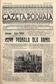 Gazeta Podhala : tygodnik poświęcony sprawom Podhala, Spisza i Orawy. 1938, nr 46