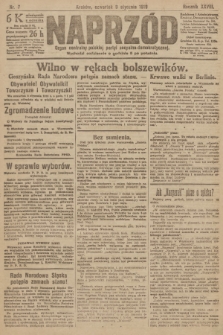 Naprzód : organ centralny polskiej partyi socyalno-demokratycznej. 1919, nr 7