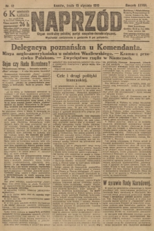 Naprzód : organ centralny polskiej partyi socyalno-demokratycznej. 1919, nr 12