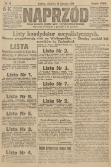 Naprzód : organ centralny polskiej partyi socyalno-demokratycznej. 1919, nr 16