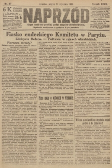 Naprzód : organ centralny polskiej partyi socyalno-demokratycznej. 1919, nr 27