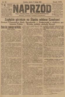 Naprzód : organ centralny polskiej partyi socyalno-demokratycznej. 1919, nr 33
