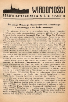 Wiadomości Parafii Katedralnej. 1937, nr 6
