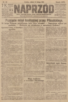 Naprzód : organ centralny polskiej partyi socyalno-demokratycznej. 1919, nr 40