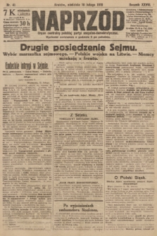 Naprzód : organ centralny polskiej partyi socyalno-demokratycznej. 1919, nr 41