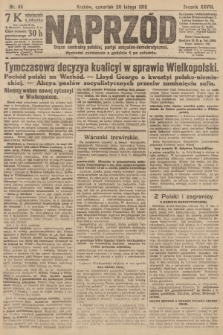 Naprzód : organ centralny polskiej partyi socyalno-demokratycznej. 1919, nr 44