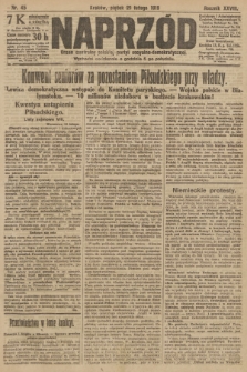 Naprzód : organ centralny polskiej partyi socyalno-demokratycznej. 1919, nr 45
